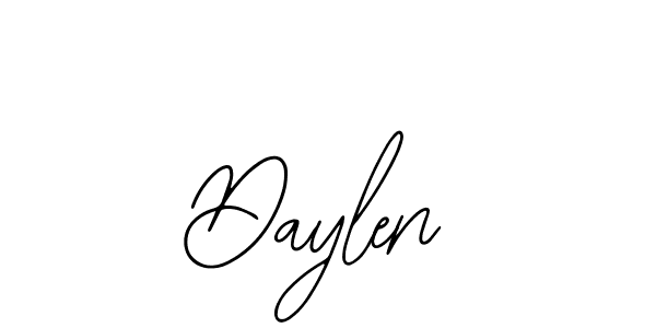 Design your own signature with our free online signature maker. With this signature software, you can create a handwritten (Bearetta-2O07w) signature for name Daylen. Daylen signature style 12 images and pictures png