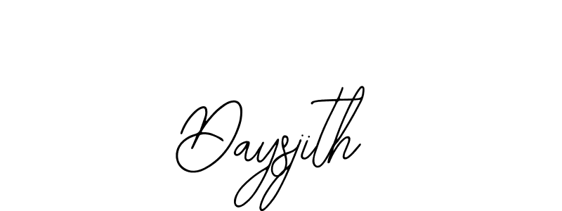 Use a signature maker to create a handwritten signature online. With this signature software, you can design (Bearetta-2O07w) your own signature for name Daysjith. Daysjith signature style 12 images and pictures png