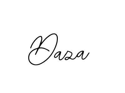 Daza stylish signature style. Best Handwritten Sign (Bearetta-2O07w) for my name. Handwritten Signature Collection Ideas for my name Daza. Daza signature style 12 images and pictures png