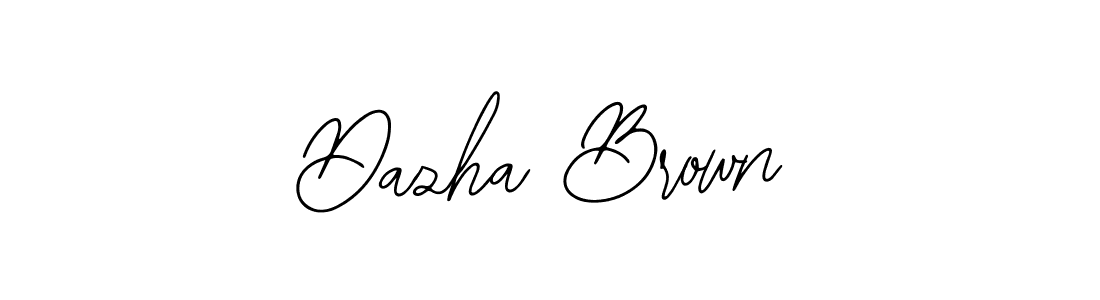 Design your own signature with our free online signature maker. With this signature software, you can create a handwritten (Bearetta-2O07w) signature for name Dazha Brown. Dazha Brown signature style 12 images and pictures png