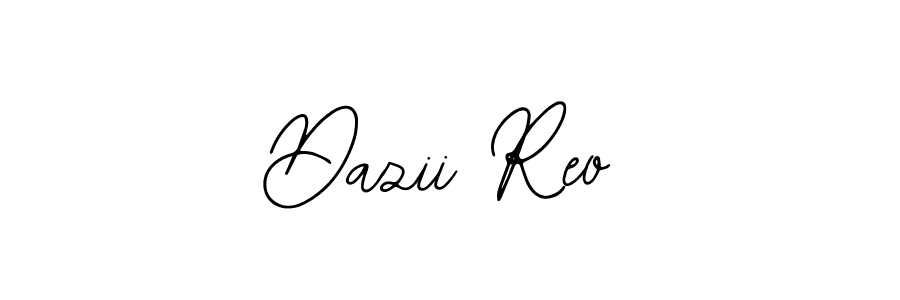 How to make Dazii Reo name signature. Use Bearetta-2O07w style for creating short signs online. This is the latest handwritten sign. Dazii Reo signature style 12 images and pictures png