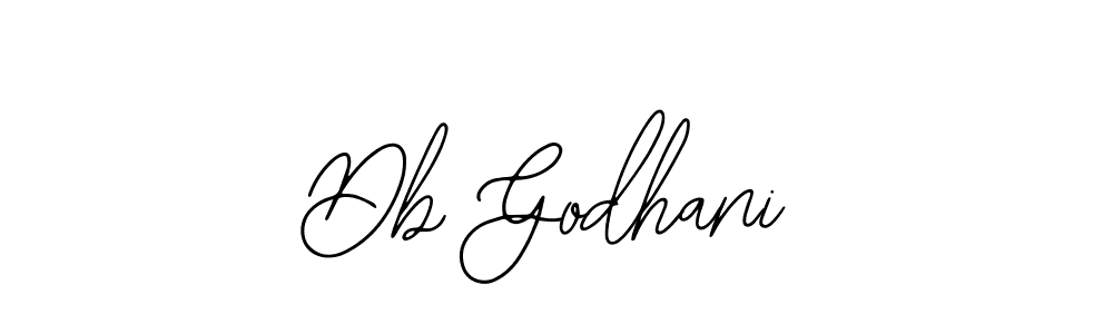 Make a beautiful signature design for name Db Godhani. With this signature (Bearetta-2O07w) style, you can create a handwritten signature for free. Db Godhani signature style 12 images and pictures png