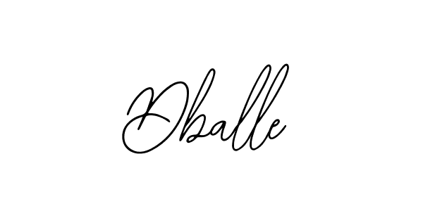 How to make Dballe signature? Bearetta-2O07w is a professional autograph style. Create handwritten signature for Dballe name. Dballe signature style 12 images and pictures png
