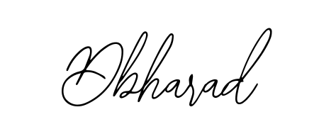 Create a personalized artistic stamp with Dbharad in Bearetta-2O07w font. Perfect for visual artists, designers, and influencers. Dbharad signature style 12 images and pictures png