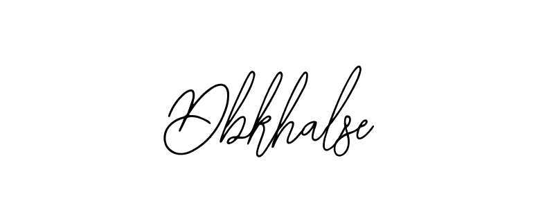 Use a signature maker to create a handwritten signature online. With this signature software, you can design (Bearetta-2O07w) your own signature for name Dbkhalse. Dbkhalse signature style 12 images and pictures png