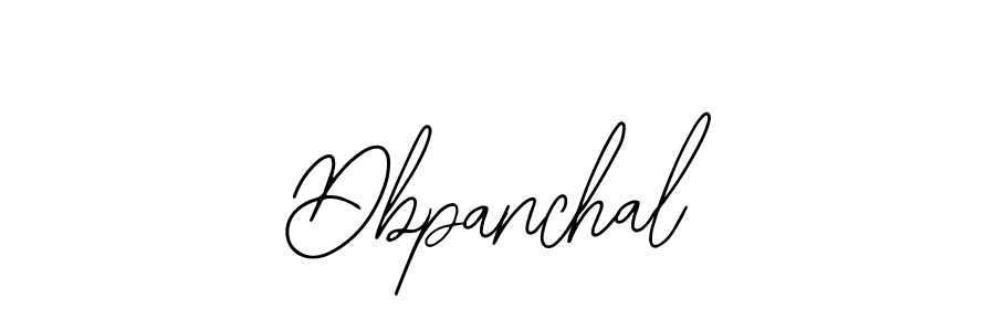 How to make Dbpanchal signature? Bearetta-2O07w is a professional autograph style. Create handwritten signature for Dbpanchal name. Dbpanchal signature style 12 images and pictures png