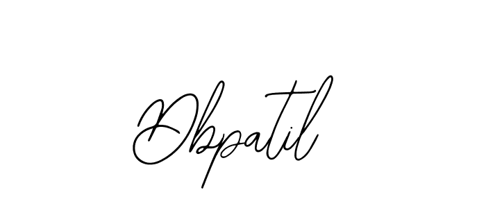 Design your own signature with our free online signature maker. With this signature software, you can create a handwritten (Bearetta-2O07w) signature for name Dbpatil. Dbpatil signature style 12 images and pictures png