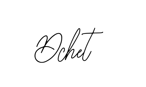How to Draw Dchet signature style? Bearetta-2O07w is a latest design signature styles for name Dchet. Dchet signature style 12 images and pictures png