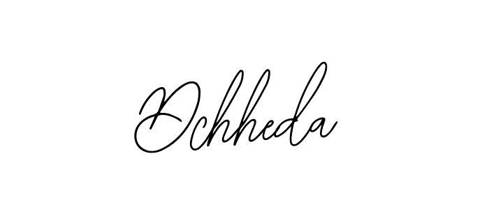 if you are searching for the best signature style for your name Dchheda. so please give up your signature search. here we have designed multiple signature styles  using Bearetta-2O07w. Dchheda signature style 12 images and pictures png