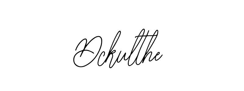 Create a beautiful signature design for name Dckulthe. With this signature (Bearetta-2O07w) fonts, you can make a handwritten signature for free. Dckulthe signature style 12 images and pictures png