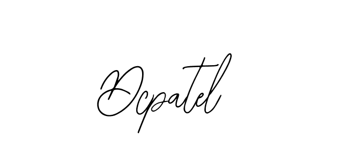 Also we have Dcpatel name is the best signature style. Create professional handwritten signature collection using Bearetta-2O07w autograph style. Dcpatel signature style 12 images and pictures png