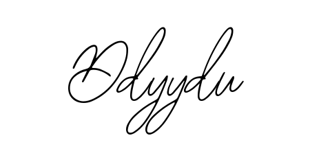 Try this chic Ddyydu handwritten sign style. Using Bearetta-2O07w font elements, it gives your name a sleek, memorable identity. Ddyydu signature style 12 images and pictures png