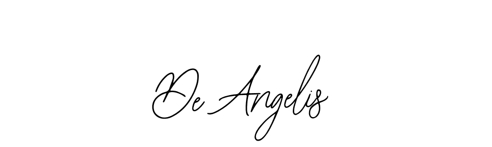 The best way (Bearetta-2O07w) to make a short signature is to pick only two or three words in your name. The name De Angelis include a total of six letters. For converting this name. De Angelis signature style 12 images and pictures png