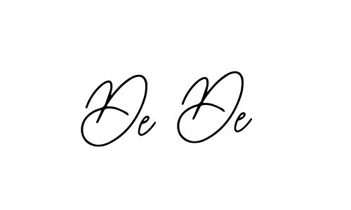 Make a beautiful signature design for name De De. With this signature (Bearetta-2O07w) style, you can create a handwritten signature for free. De De signature style 12 images and pictures png