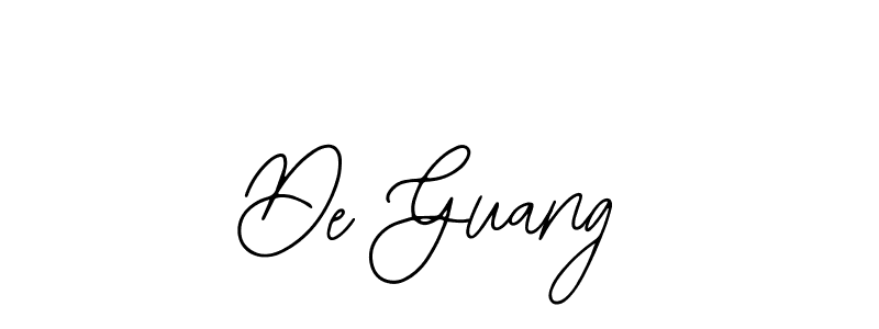 Make a short De Guang signature style. Manage your documents anywhere anytime using Bearetta-2O07w. Create and add eSignatures, submit forms, share and send files easily. De Guang signature style 12 images and pictures png