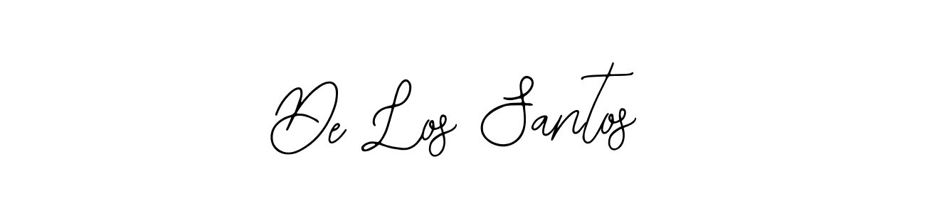 How to make De Los Santos signature? Bearetta-2O07w is a professional autograph style. Create handwritten signature for De Los Santos name. De Los Santos signature style 12 images and pictures png