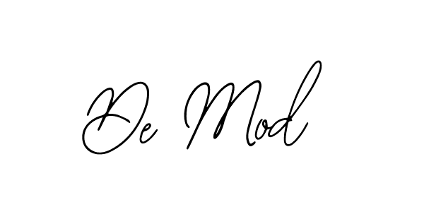 Make a beautiful signature design for name De Mod. With this signature (Bearetta-2O07w) style, you can create a handwritten signature for free. De Mod signature style 12 images and pictures png