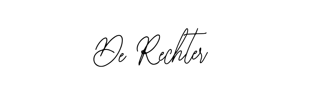 Also You can easily find your signature by using the search form. We will create De Rechter name handwritten signature images for you free of cost using Bearetta-2O07w sign style. De Rechter signature style 12 images and pictures png