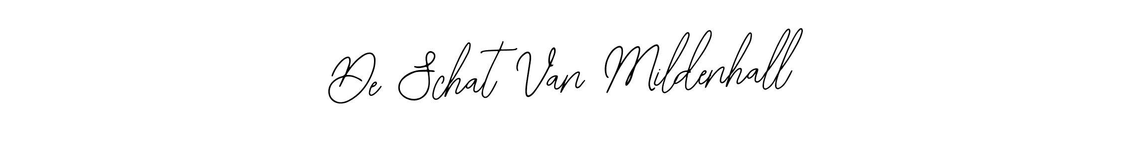 Design your own signature with our free online signature maker. With this signature software, you can create a handwritten (Bearetta-2O07w) signature for name De Schat Van Mildenhall. De Schat Van Mildenhall signature style 12 images and pictures png