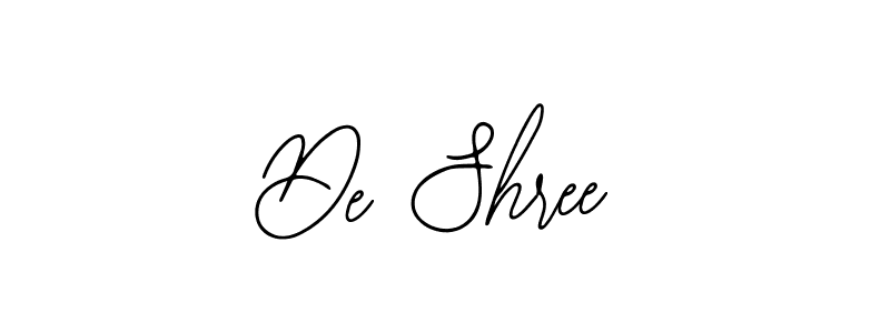 This is the best signature style for the De Shree name. Also you like these signature font (Bearetta-2O07w). Mix name signature. De Shree signature style 12 images and pictures png