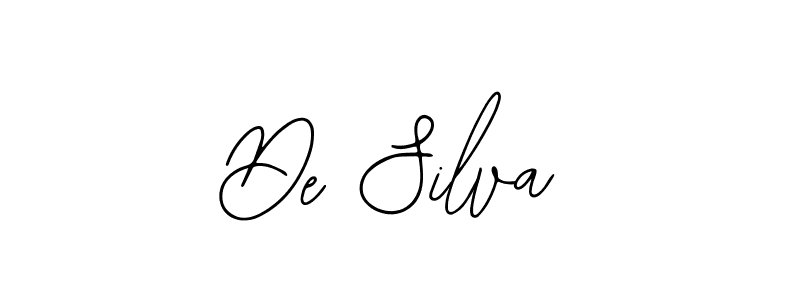 Design your own signature with our free online signature maker. With this signature software, you can create a handwritten (Bearetta-2O07w) signature for name De Silva. De Silva signature style 12 images and pictures png