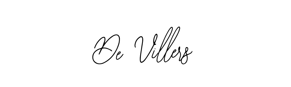 Make a beautiful signature design for name De Villers. Use this online signature maker to create a handwritten signature for free. De Villers signature style 12 images and pictures png