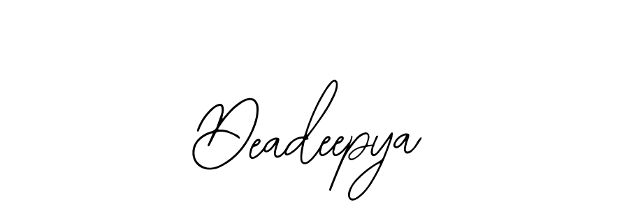 Bearetta-2O07w is a professional signature style that is perfect for those who want to add a touch of class to their signature. It is also a great choice for those who want to make their signature more unique. Get Deadeepya name to fancy signature for free. Deadeepya signature style 12 images and pictures png
