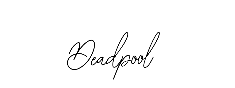 if you are searching for the best signature style for your name Deadpool. so please give up your signature search. here we have designed multiple signature styles  using Bearetta-2O07w. Deadpool signature style 12 images and pictures png