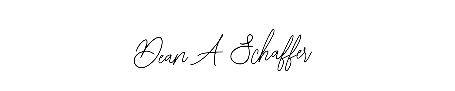 Use a signature maker to create a handwritten signature online. With this signature software, you can design (Bearetta-2O07w) your own signature for name Dean A Schaffer. Dean A Schaffer signature style 12 images and pictures png