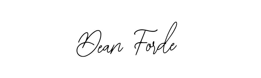 You should practise on your own different ways (Bearetta-2O07w) to write your name (Dean Forde) in signature. don't let someone else do it for you. Dean Forde signature style 12 images and pictures png