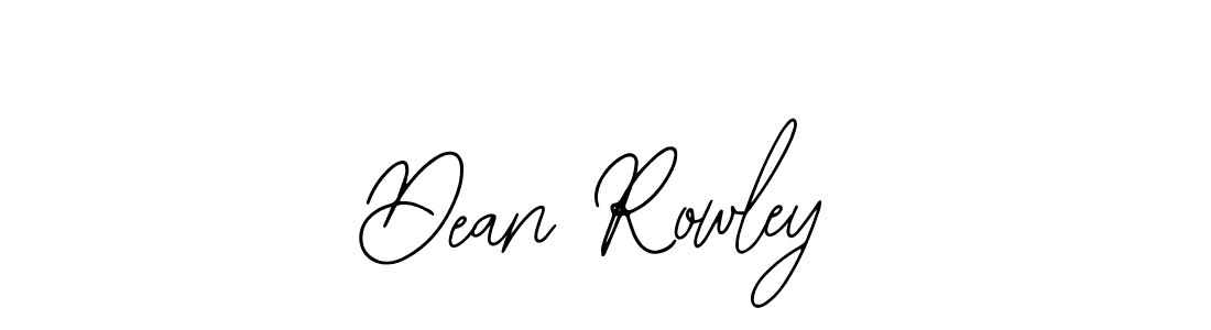 How to make Dean Rowley name signature. Use Bearetta-2O07w style for creating short signs online. This is the latest handwritten sign. Dean Rowley signature style 12 images and pictures png