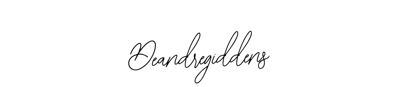 How to make Deandregiddens signature? Bearetta-2O07w is a professional autograph style. Create handwritten signature for Deandregiddens name. Deandregiddens signature style 12 images and pictures png