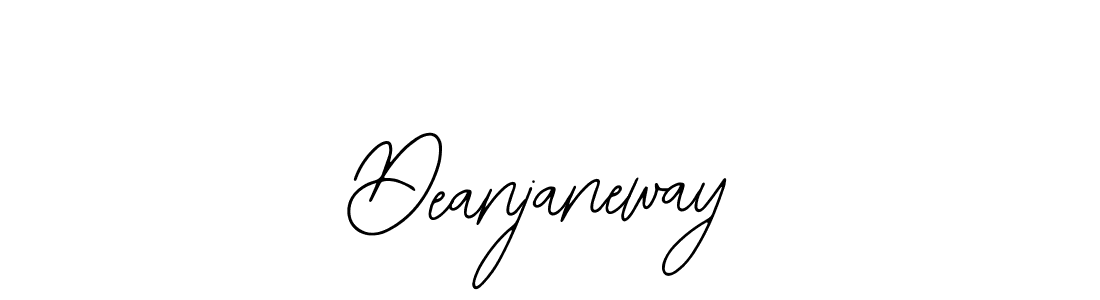 Deanjaneway stylish signature style. Best Handwritten Sign (Bearetta-2O07w) for my name. Handwritten Signature Collection Ideas for my name Deanjaneway. Deanjaneway signature style 12 images and pictures png