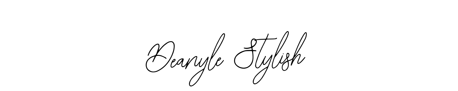Deanyle Stylish stylish signature style. Best Handwritten Sign (Bearetta-2O07w) for my name. Handwritten Signature Collection Ideas for my name Deanyle Stylish. Deanyle Stylish signature style 12 images and pictures png