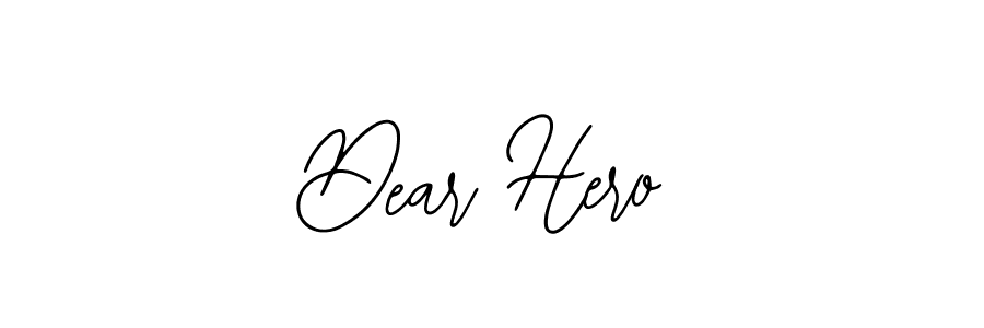 Also we have Dear Hero name is the best signature style. Create professional handwritten signature collection using Bearetta-2O07w autograph style. Dear Hero signature style 12 images and pictures png