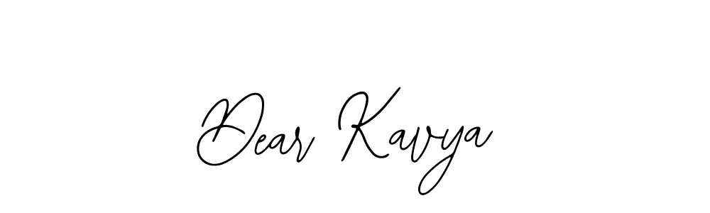 Also we have Dear Kavya name is the best signature style. Create professional handwritten signature collection using Bearetta-2O07w autograph style. Dear Kavya signature style 12 images and pictures png
