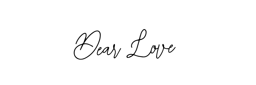 Also You can easily find your signature by using the search form. We will create Dear Love name handwritten signature images for you free of cost using Bearetta-2O07w sign style. Dear Love signature style 12 images and pictures png