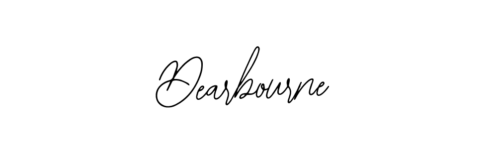 Make a beautiful signature design for name Dearbourne. With this signature (Bearetta-2O07w) style, you can create a handwritten signature for free. Dearbourne signature style 12 images and pictures png