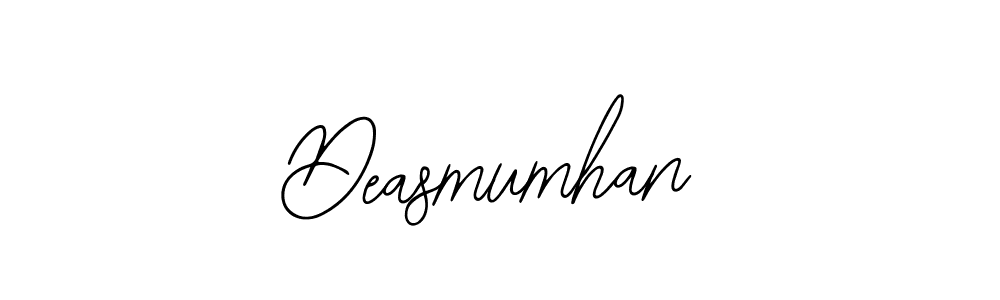 Make a beautiful signature design for name Deasmumhan. With this signature (Bearetta-2O07w) style, you can create a handwritten signature for free. Deasmumhan signature style 12 images and pictures png