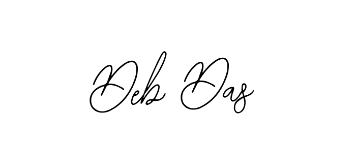 You should practise on your own different ways (Bearetta-2O07w) to write your name (Deb Das) in signature. don't let someone else do it for you. Deb Das signature style 12 images and pictures png