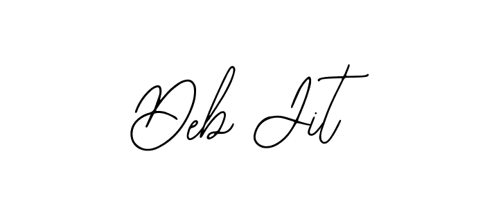 How to make Deb Jit signature? Bearetta-2O07w is a professional autograph style. Create handwritten signature for Deb Jit name. Deb Jit signature style 12 images and pictures png