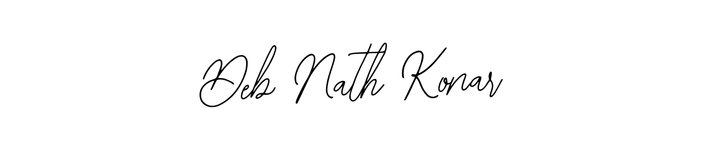 You should practise on your own different ways (Bearetta-2O07w) to write your name (Deb Nath Konar) in signature. don't let someone else do it for you. Deb Nath Konar signature style 12 images and pictures png