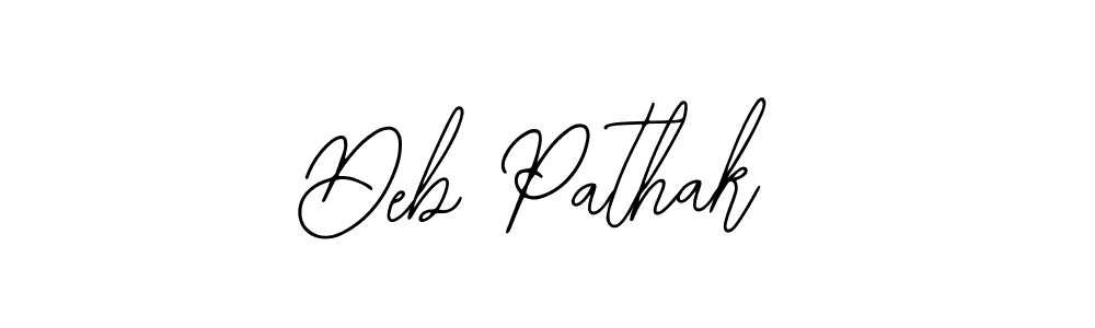 Similarly Bearetta-2O07w is the best handwritten signature design. Signature creator online .You can use it as an online autograph creator for name Deb Pathak. Deb Pathak signature style 12 images and pictures png