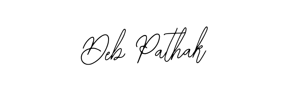 The best way (Bearetta-2O07w) to make a short signature is to pick only two or three words in your name. The name Deb Pathak include a total of six letters. For converting this name. Deb Pathak signature style 12 images and pictures png