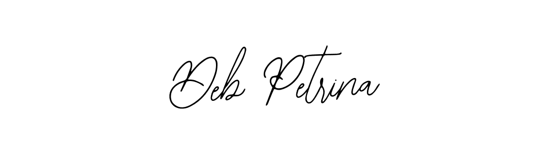 Deb Petrina stylish signature style. Best Handwritten Sign (Bearetta-2O07w) for my name. Handwritten Signature Collection Ideas for my name Deb Petrina. Deb Petrina signature style 12 images and pictures png