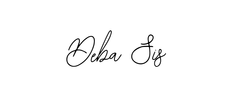 Bearetta-2O07w is a professional signature style that is perfect for those who want to add a touch of class to their signature. It is also a great choice for those who want to make their signature more unique. Get Deba Sis name to fancy signature for free. Deba Sis signature style 12 images and pictures png