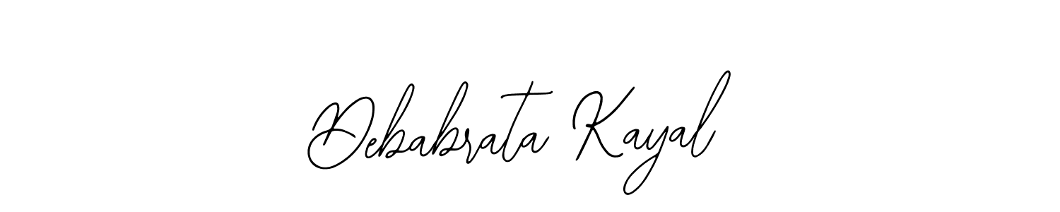 You should practise on your own different ways (Bearetta-2O07w) to write your name (Debabrata Kayal) in signature. don't let someone else do it for you. Debabrata Kayal signature style 12 images and pictures png