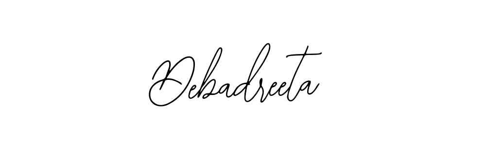 How to make Debadreeta name signature. Use Bearetta-2O07w style for creating short signs online. This is the latest handwritten sign. Debadreeta signature style 12 images and pictures png