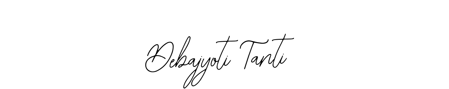 How to make Debajyoti Tanti name signature. Use Bearetta-2O07w style for creating short signs online. This is the latest handwritten sign. Debajyoti Tanti signature style 12 images and pictures png