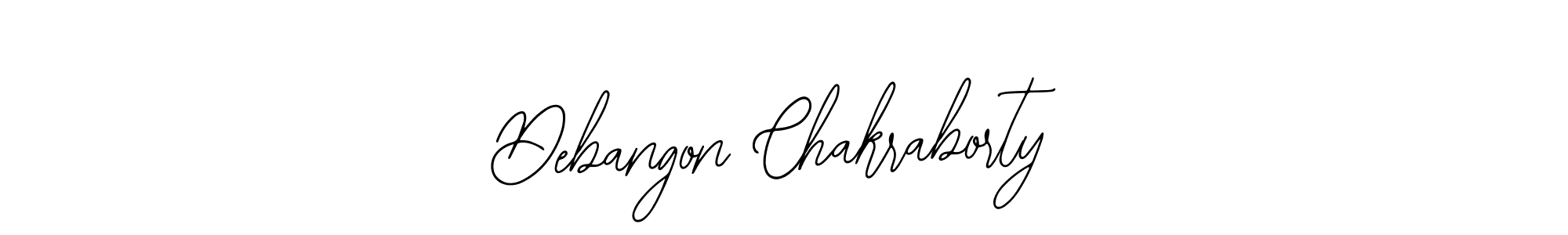 Create a beautiful signature design for name Debangon Chakraborty. With this signature (Bearetta-2O07w) fonts, you can make a handwritten signature for free. Debangon Chakraborty signature style 12 images and pictures png